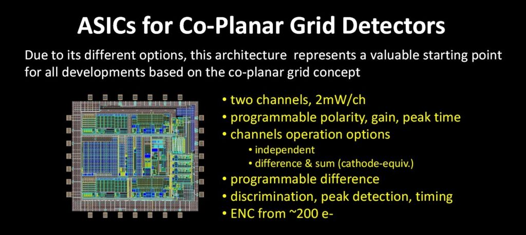 ASICS for Co-Planar Grid Detectors