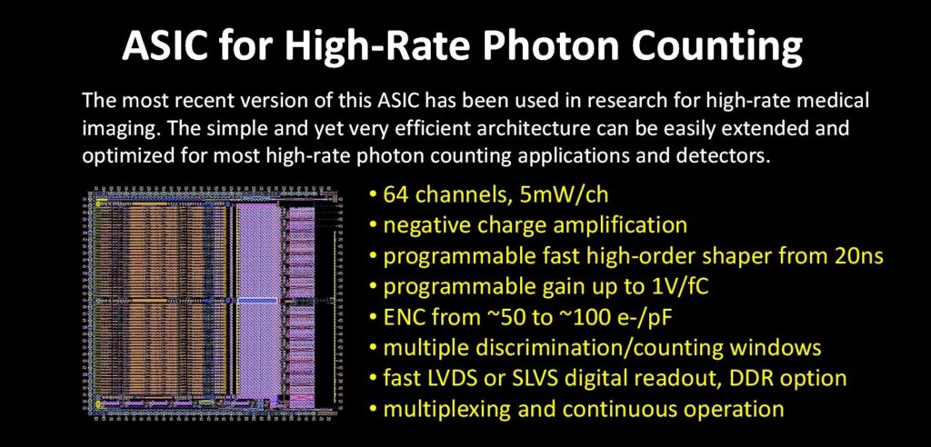 ASIC for High-Rate Photon Counting